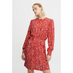 Robe ihcarolina dr - rouge en viscose