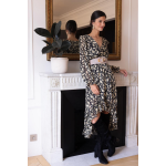 Robe longue croise jane