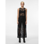 Robe longue en dentelle colline noir anya Robe longue en dentelle colline noir anya