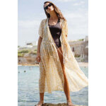 Robe longue portefeuille bilbao jaune Robe longue portefeuille bilbao jaune