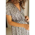 Robe longue portefeuille rugy noir