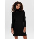 Robe en maille col bnitier manches 3 / 4 au - dessus du genou noir