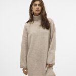 Robe en maille gris clair gemma rae Robe en maille gris clair gemma rae