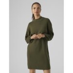 Robe en maille loose fit vert fonc�