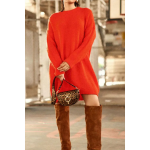 Robe maille maelle rouge Robe maille maelle rouge