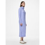 Robe en maille manches longues bleu clio Robe en maille manches longues bleu clio