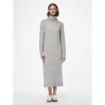 Robe en maille manches longues gris clair vivi