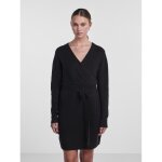 Robe en maille manches longues noir nea