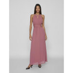 Robe longueur maxi dentelle fminine rose uma