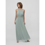 Robe longueur maxi dentelle fminine vert nea