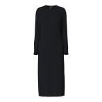 Robe midi manches longues flora noir ella