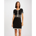 Robe pull droite manches courtes Robe pull droite manches courtes