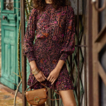 Robe rudi gipsy violet en viscose Robe rudi gipsy violet en viscose