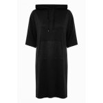 Robe uni en jersey noir