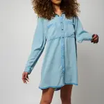 Robe versa blanc en tencel Robe versa blanc en tencel
