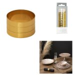 Rond de serviette dor� x4 m12