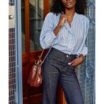 Sac aimmy croco camel en cuir
