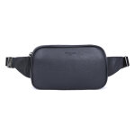 Sac banane cuir encore marine