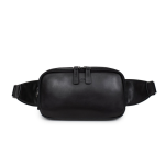 Sac banane cuir softstudio noir remy Sac banane cuir softstudio noir remy