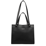 Sac cabas main sierra en cuir noir