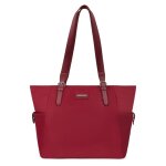 Sac cabas port paule a4 cuir axelle carmin rouge en nylon lina