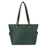 Sac cabas port paule a4 cuir axelle sapin vert pin en nylon vivi