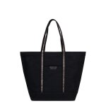 Sac cabas port paule a4 cuir kaya noir en toile nia