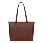 Sac cabas port paule a4 ondine marron hattie en cuir