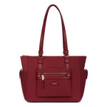 Sac cabas porté épaule a4 yona carmin lou rouge Sac cabas porté épaule a4 yona carmin lou rouge