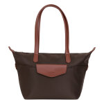 Sac cabas port paule - marron fonc - pop en nylon