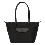 Sac cabas port� �paule - noir - pop en nylon