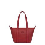 Sac cabas porté épaule tara rouge foncé cléo quin Sac cabas porté épaule tara rouge foncé cléo quin