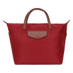 Sac cabas port main - a4 - rouge - pop en nylon