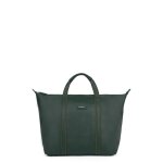 Sac cabas port� main a4 tara sapin kali vert