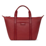 Sac cabas porté main - moyen joyce rouge foncé clara Sac cabas porté main - moyen joyce rouge foncé clara