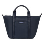 Sac cabas porté main - petit joyce bleu nuit elle Sac cabas porté main - petit joyce bleu nuit elle