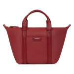 Sac cabas porté main - petit joyce rouge foncé eva Sac cabas porté main - petit joyce rouge foncé eva