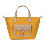 Sac cabas porté main - petit kiana jaune yael Sac cabas porté main - petit kiana jaune yael