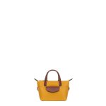 Sac cabas port main pop jaune marron rose