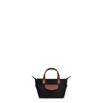 Sac cabas port main pop noir / marron argent zoe