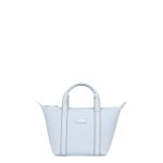 Sac cabas port� main tara bleu ciel sloan