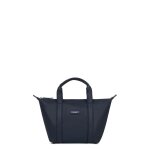 Sac cabas port� main tara bleu nuit bea