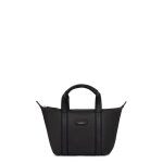 Sac cabas port� main tara noir lila