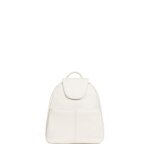 Sac  dos cuir confort blanc alia