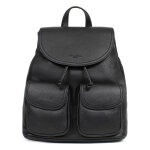 Sac  dos - cuir de vachette noir mila