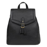 Sac à dos - cuir de vachette noir zoe Sac à dos - cuir de vachette noir zoe