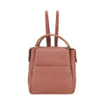 Sac  dos femme elsa taupe en cuir