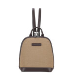 Sac  dos femme rosa marron en toile