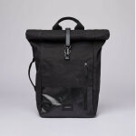 Sac � dos noir en coton dante vegan