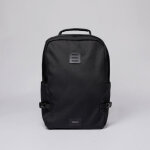 Sac � dos noir d�tails cuir noir - andre